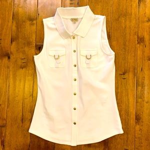 CREMIEUX SLEEVELESS TOP